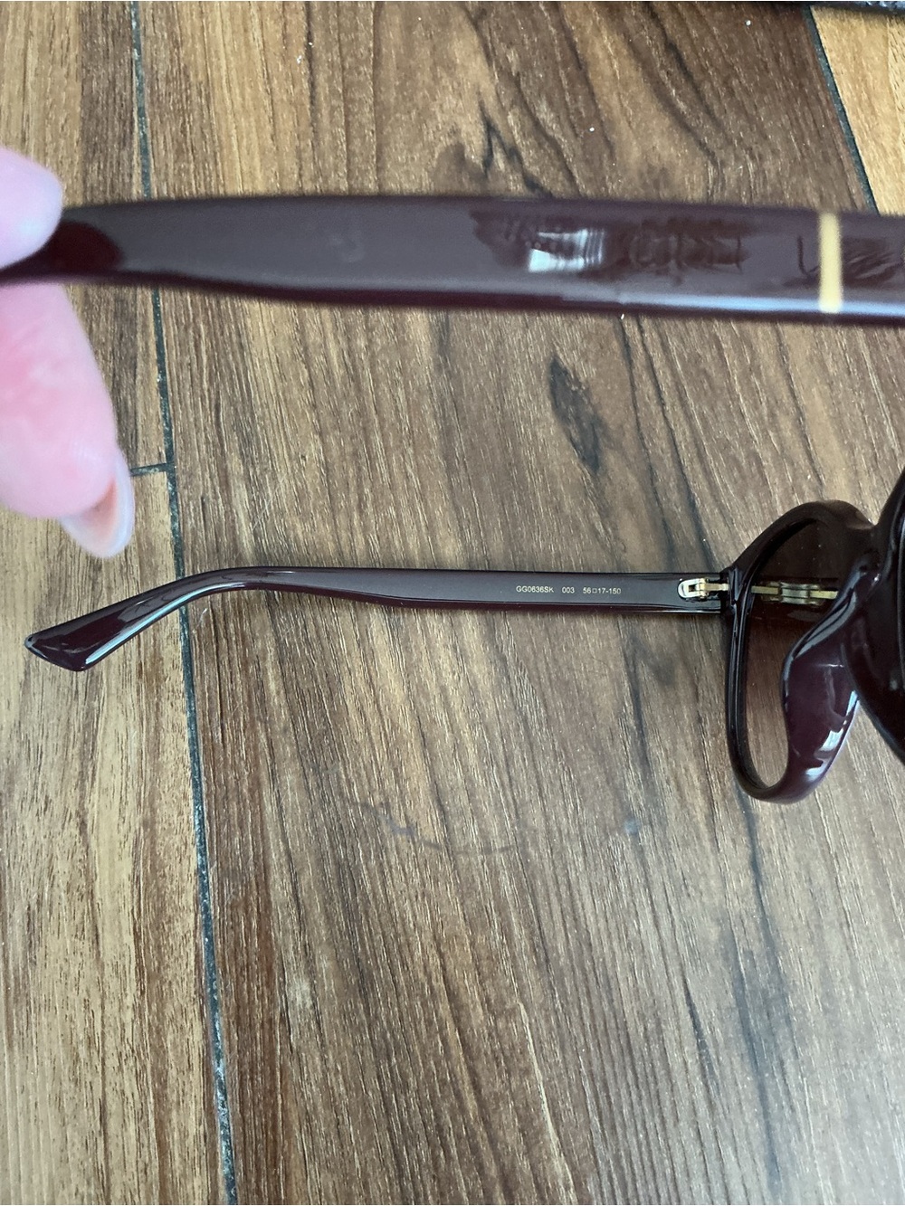Gucci Women’s Brown Gradient Lens Sunglasses - Picture 4 of 4